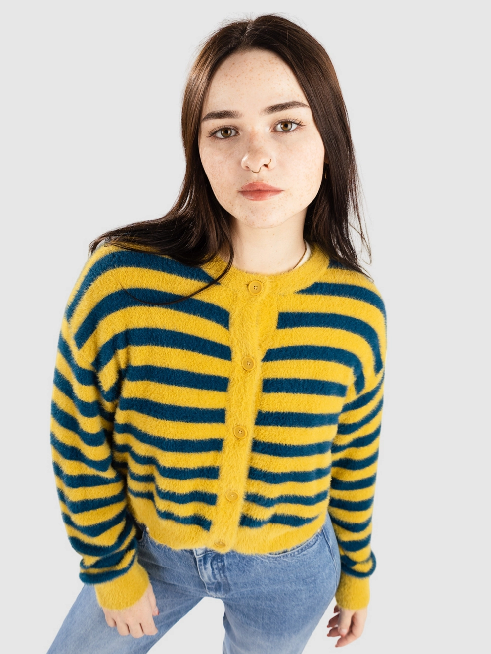 Levi's Cat Cardigan jenny stripe gold