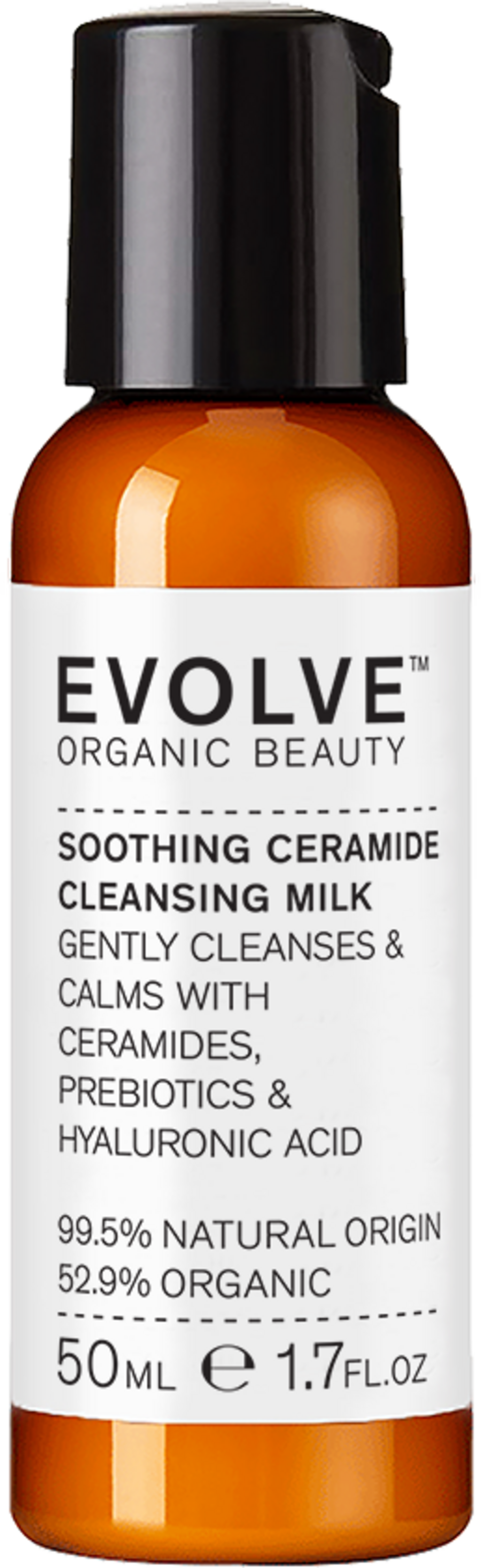 Evolve Organic Beauty  Soothing Ceramide Cleansing Milk, 50 ml