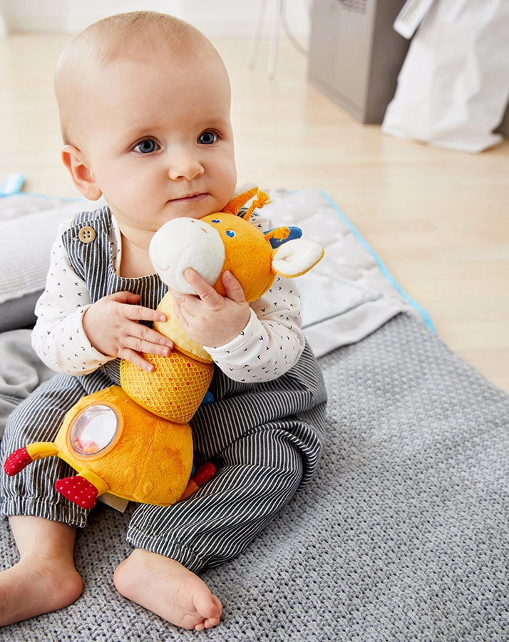 Stapelfigur GIRAFFE FLECKCHEN 4-teilig in bunt