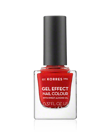 Korres Gel Effect Nail Colour 48 Coral Red 11ml