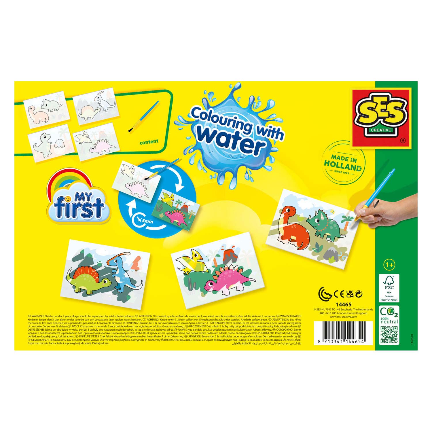 SES My First Kleuren met Water - Dino's