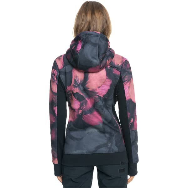 Sweatshirt ROXY FROST PRINTED OTLR TRUE BLACK PANSY PANSY