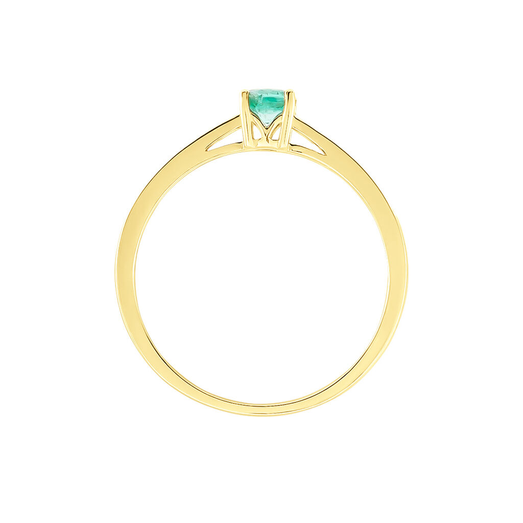 Bague Hardy Or Jaune Emeraude Diamant