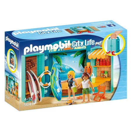 PLAYMOBIL® 5641 Aufklapp-Spiel-Box Surf Shop