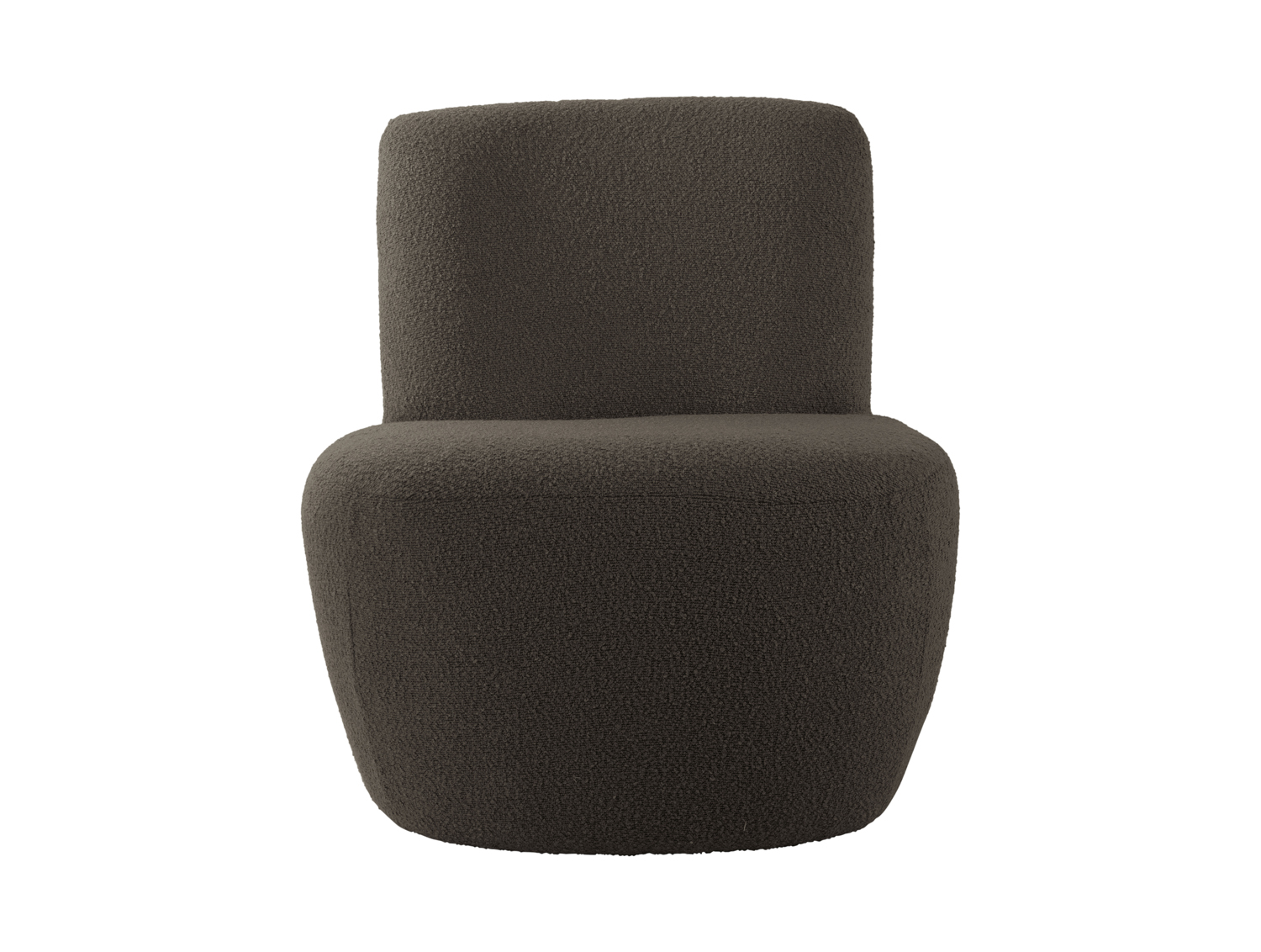 Chair Ada bouclé taupe green