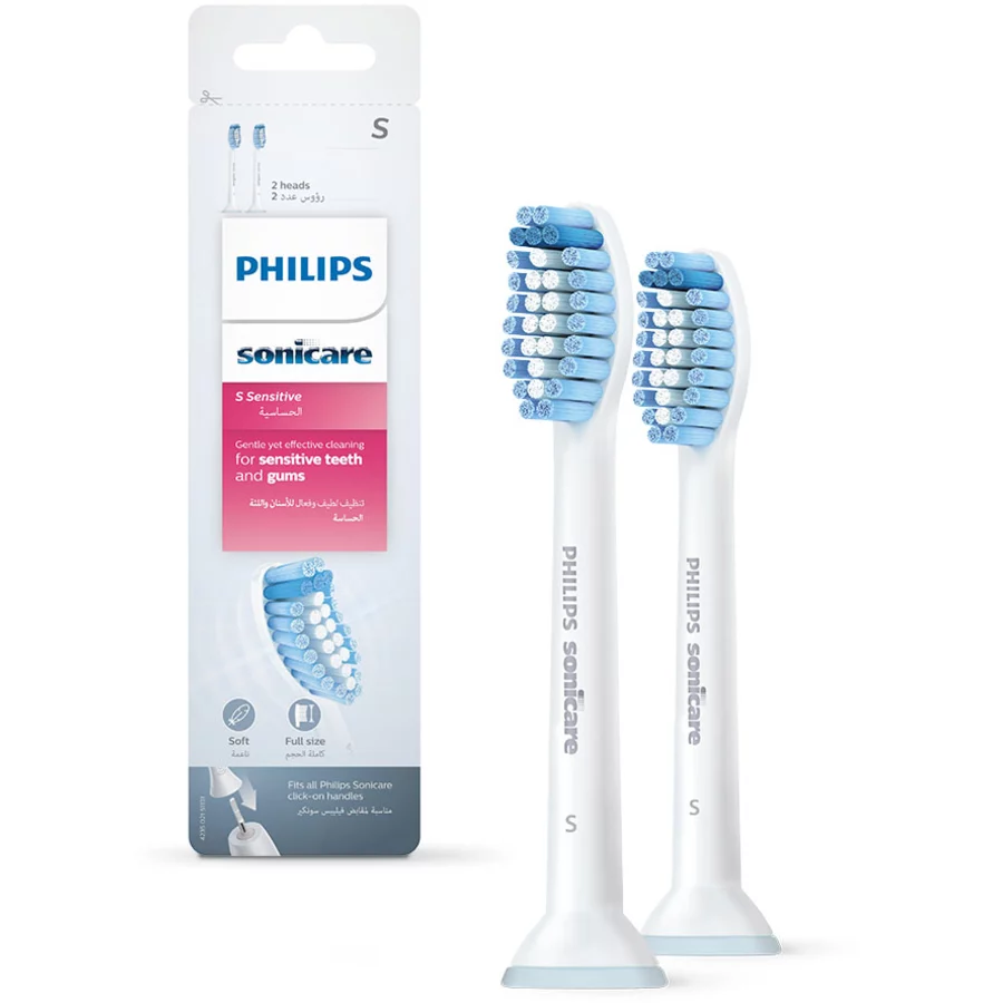 Philips Sonicare Bürstenköpfe HX605207 Sensitive Standard in weiß