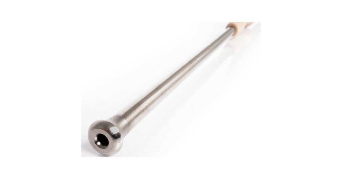 PetromaxFire Blow Pipe aanmaakhulp  (Roestvrij staal/houtkleur)