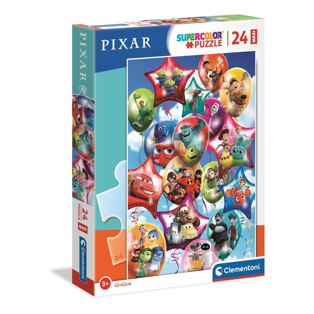 Clementoni Pixar Party Maxi Puzzel 24 Stukjes