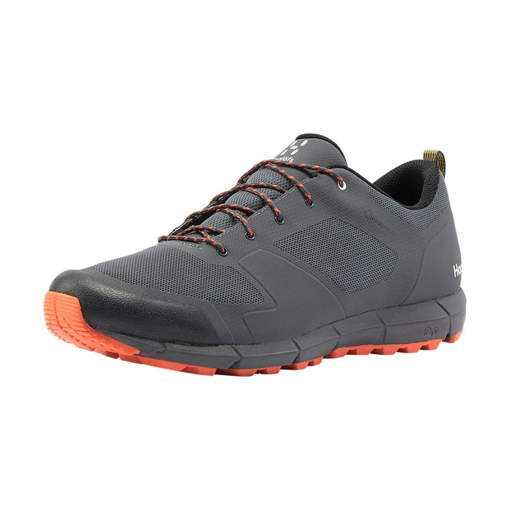 Haglöfs L.I.M LOW PROOF ECO - Chaussures randonné Homme magnetite/flame orange