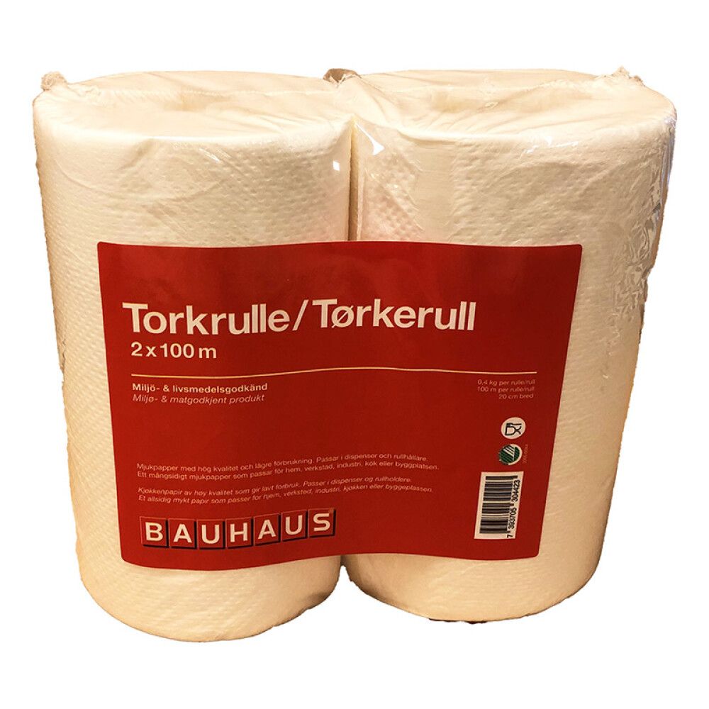 TØRKERULL BAUHAUS 2PK