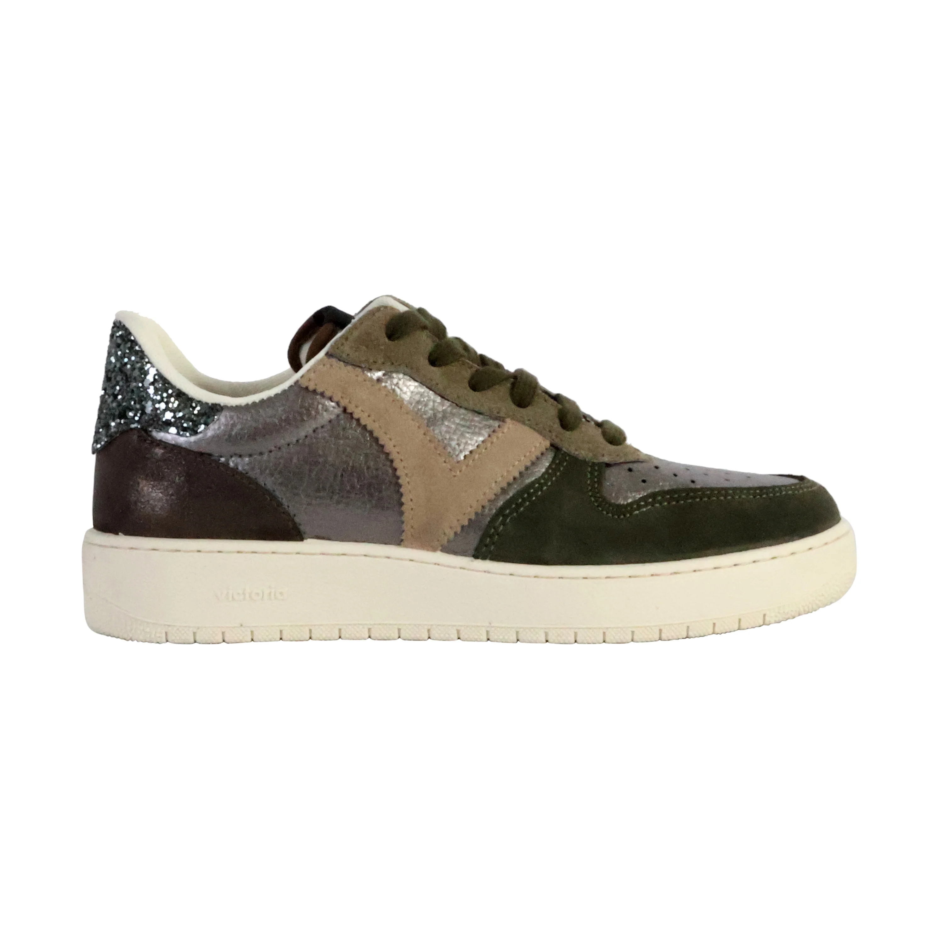 Basket cuir | Kaki