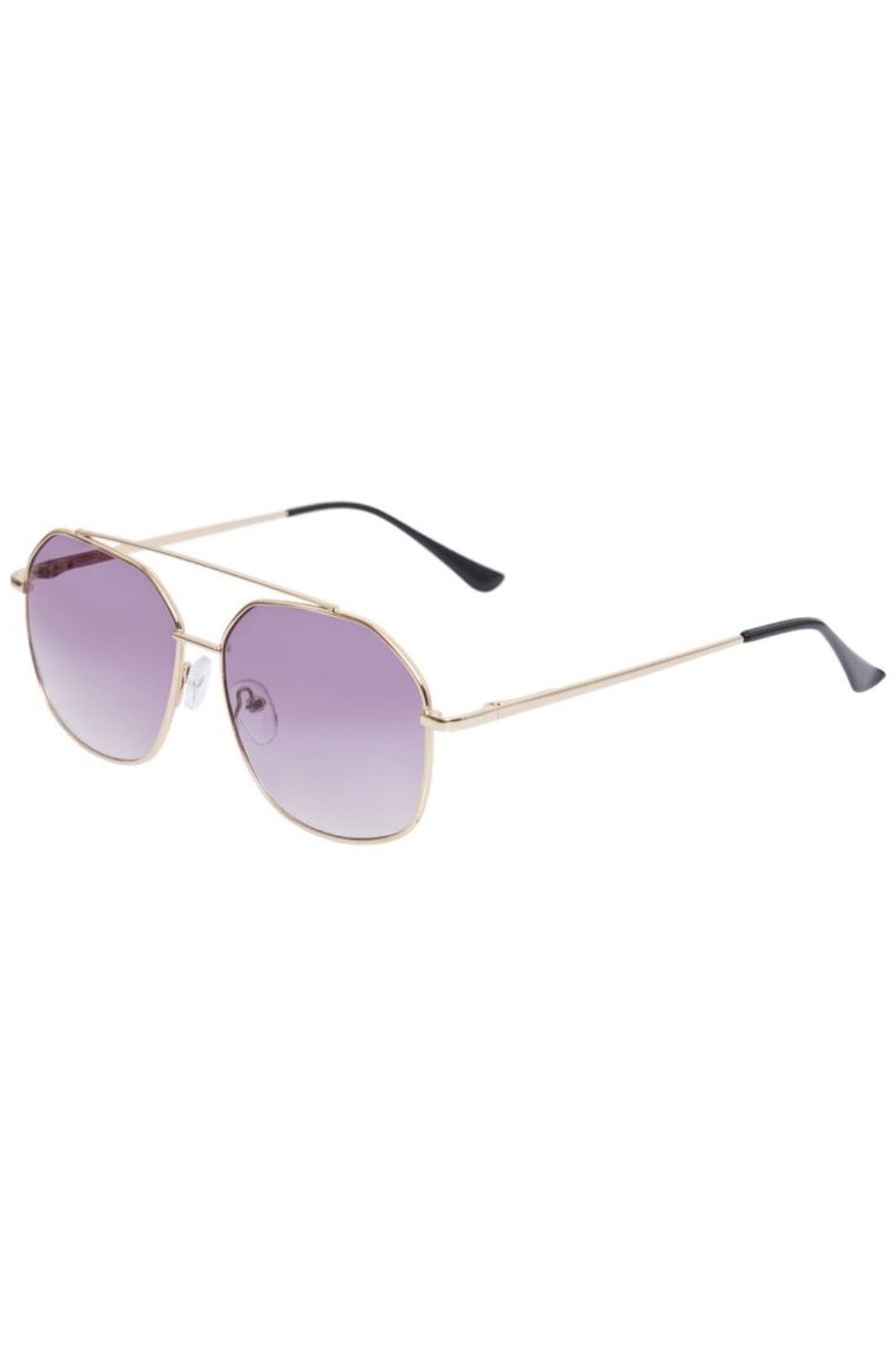 Pieces Pcandie M Sunglasses 4399346 gold colour purple lens