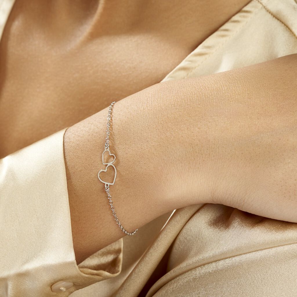 Bracelet Estina Argent Blanc