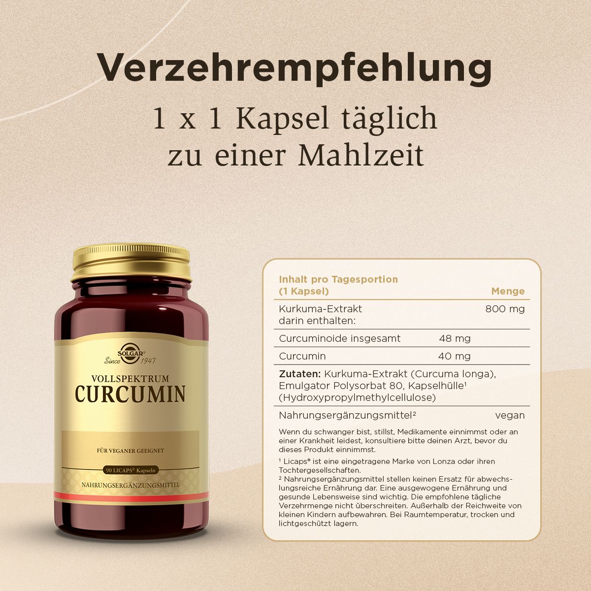 SOLGAR® Vollspektrum Curcumin