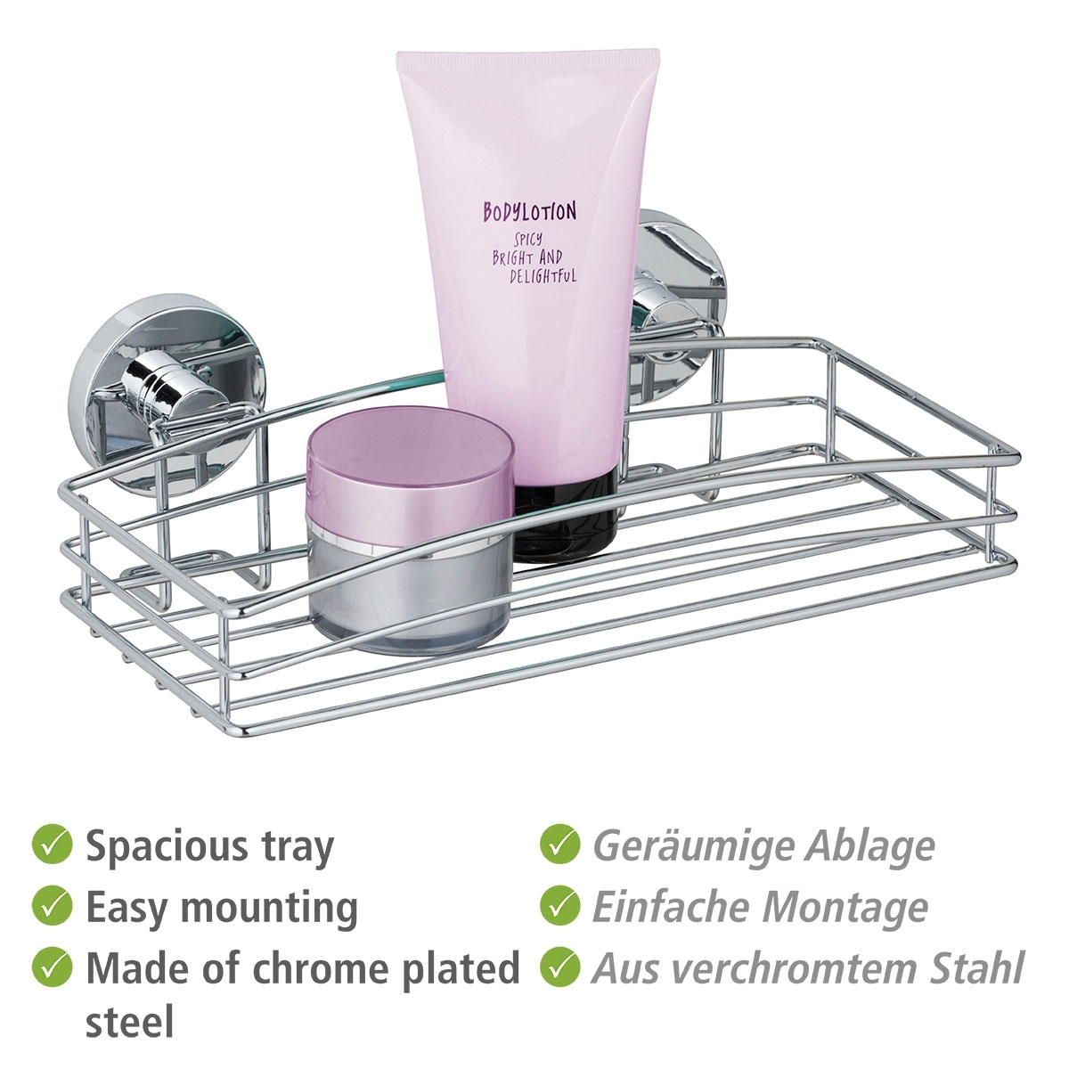 WENKO Duschablage 1 Etage