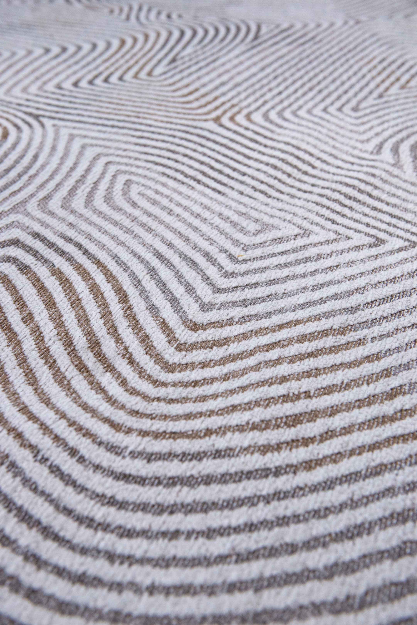 Ecorugs vloerkleed Coral wit ∅ 240 cm