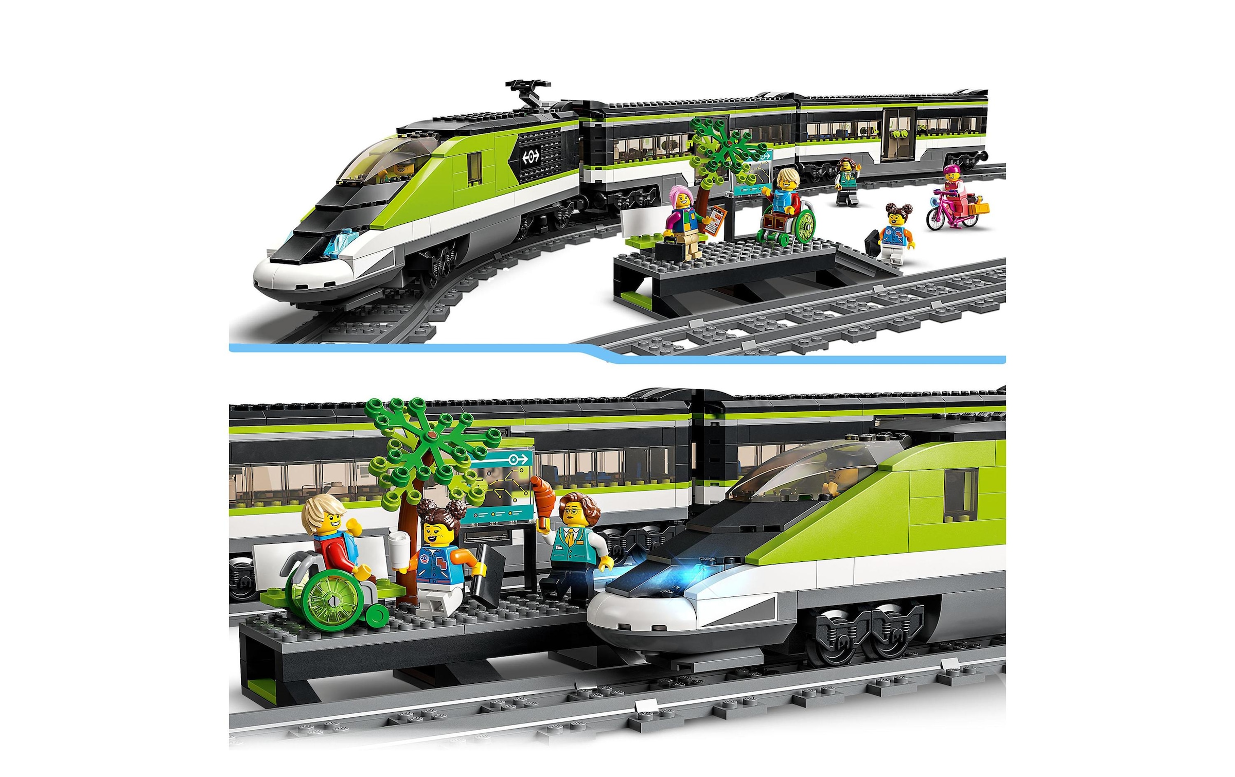 LEGO® Spielbausteine »Personen-Schnellzug 6033«