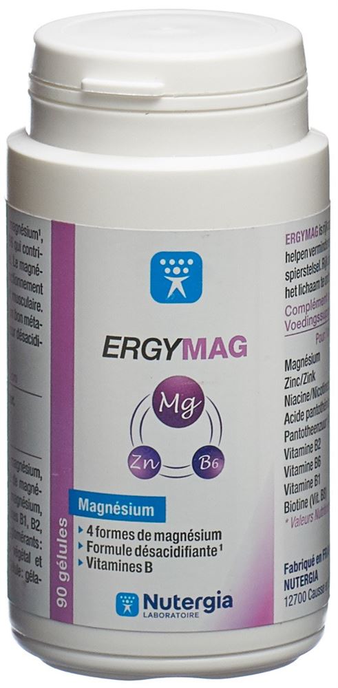 NUTERGIA Ergymag Gélules Ds 90 Stk