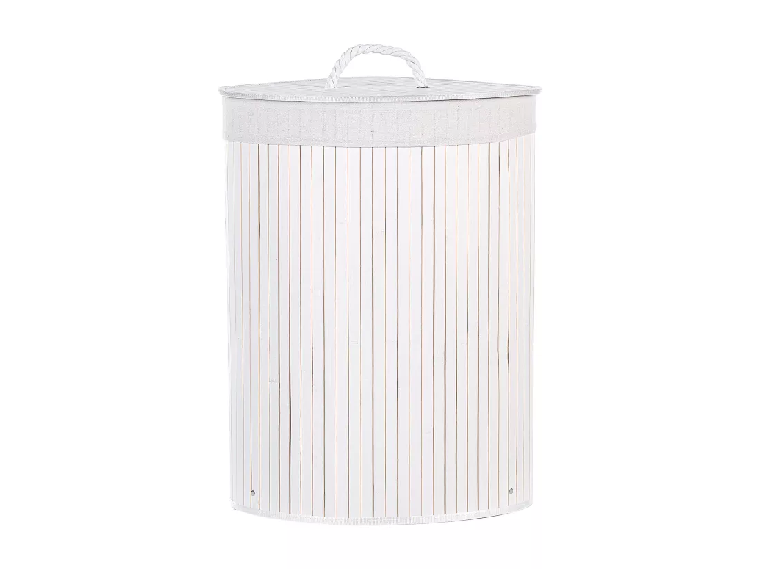 Panier en bambou blanc 60 cm MATARA