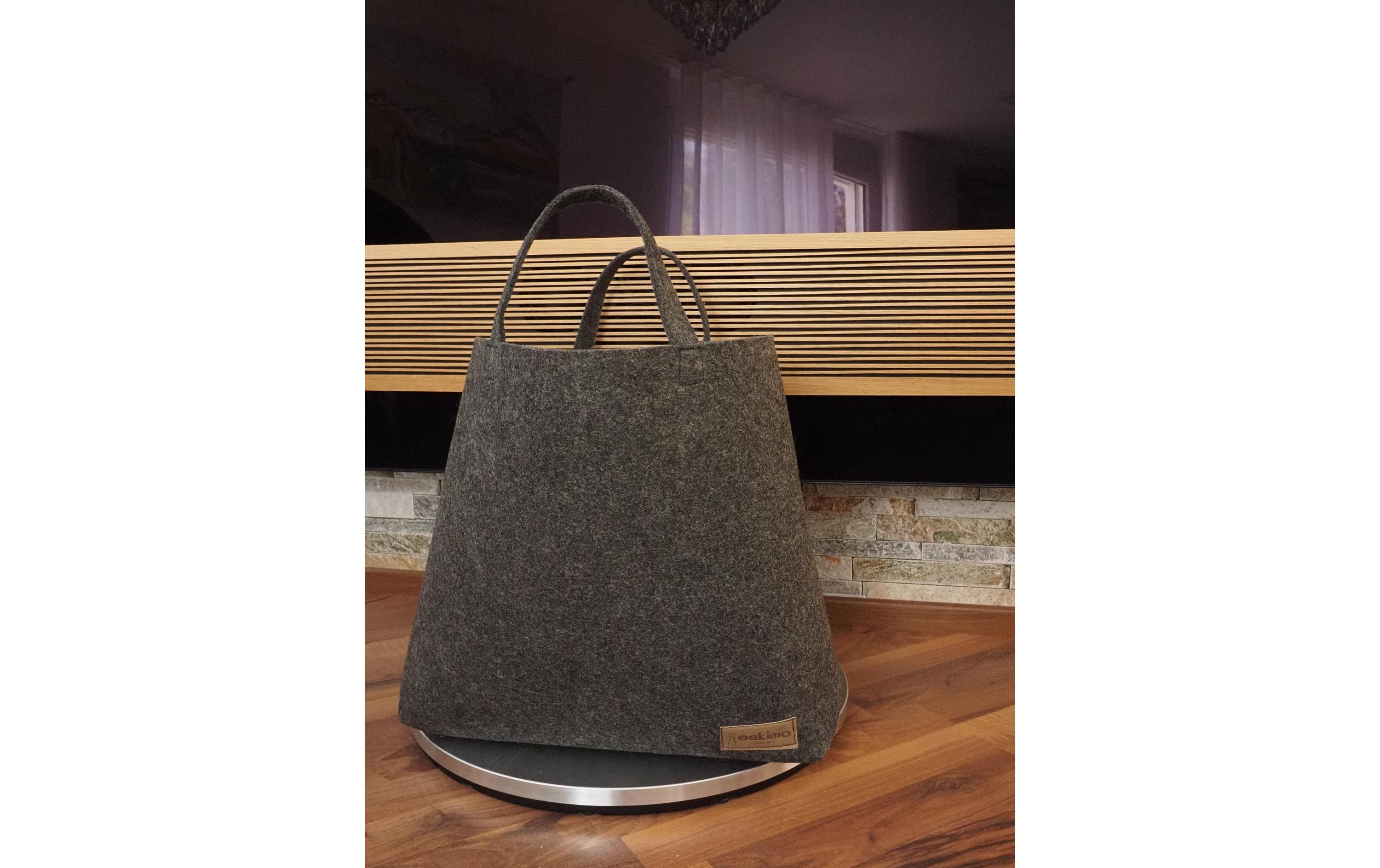 Tasche Shopper Uni, DunkelgrauEinkaufstasche