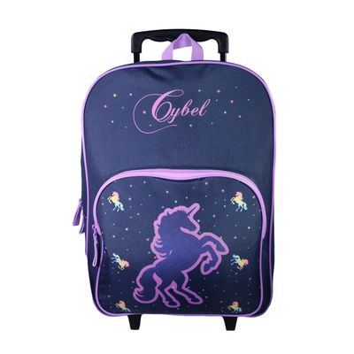 Sac à dos à roulettes Cybel - 1 compartiment - bleu - Bagtrotter