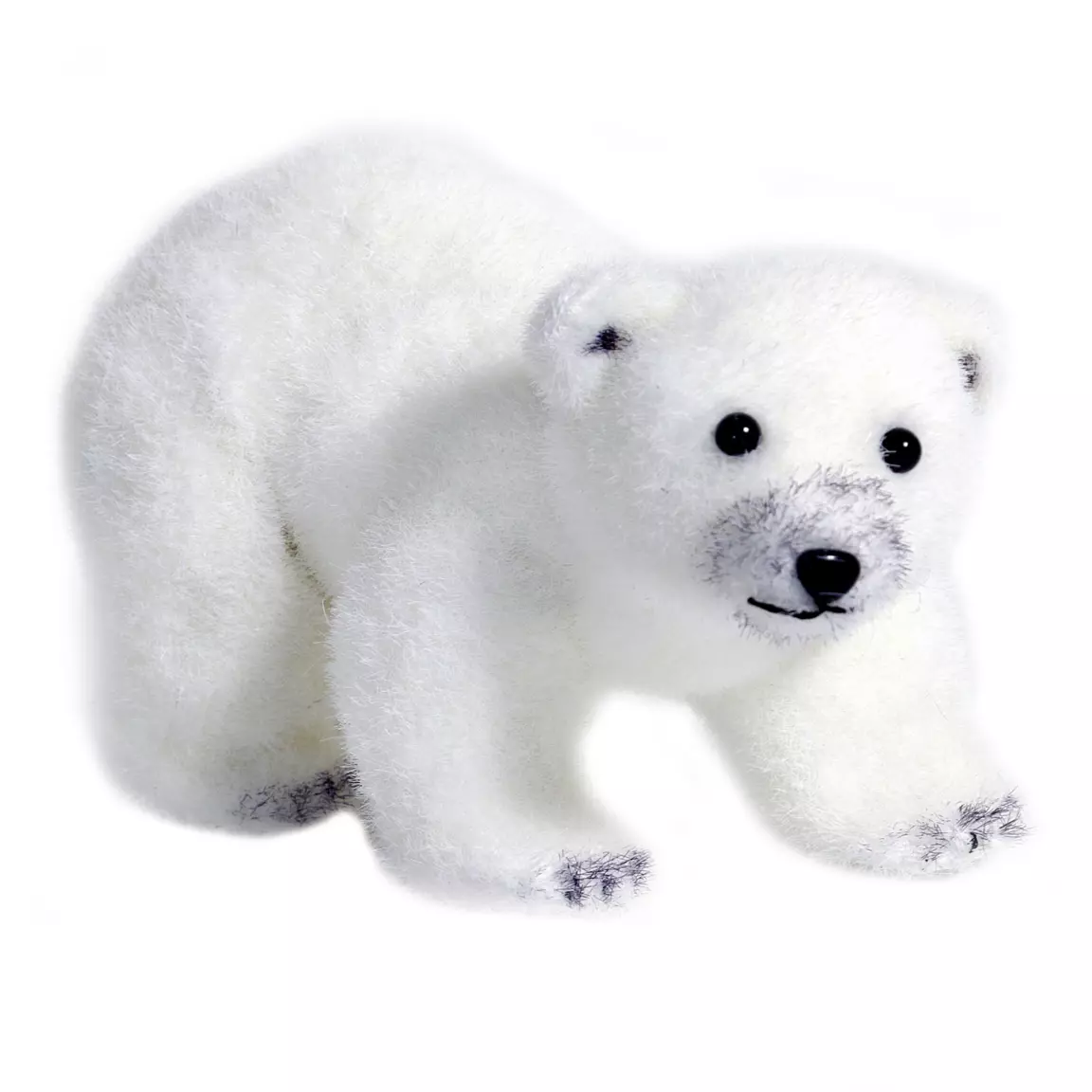 Ours polaire (H21 cm) Flocon Blanc