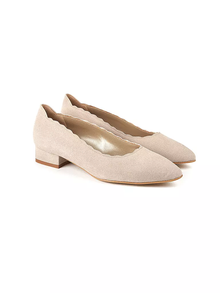 DIRNDL & BUA Trachtenschuhe - Ballerinas beige