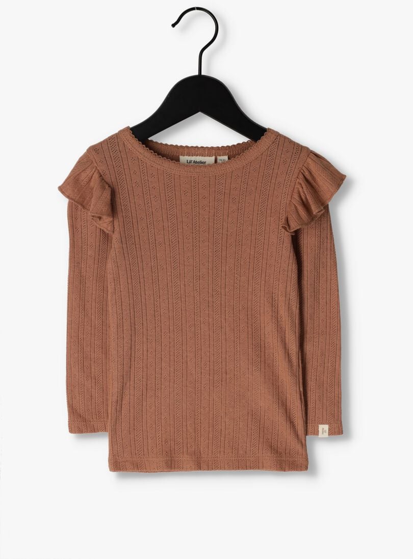 LIL\\' ATELIER bruine lil' atelier  nmfrachel ls slim top