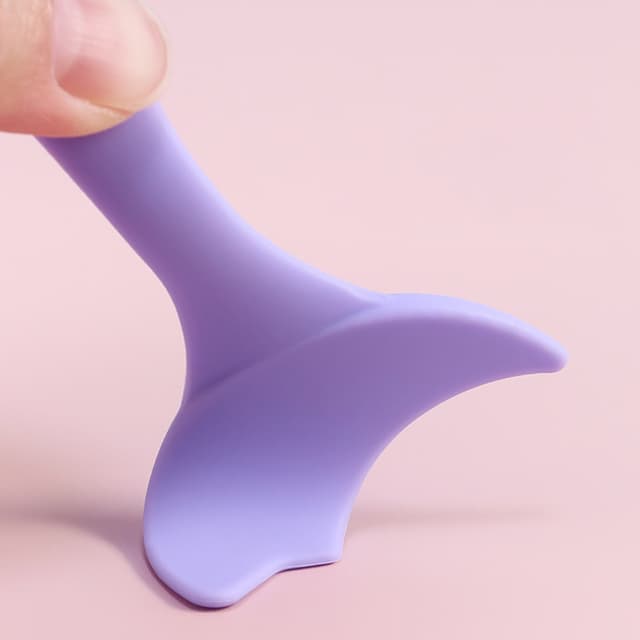 Silikone øjenvippe børster mascara wands 4-pak med 1 eyeliner stencil