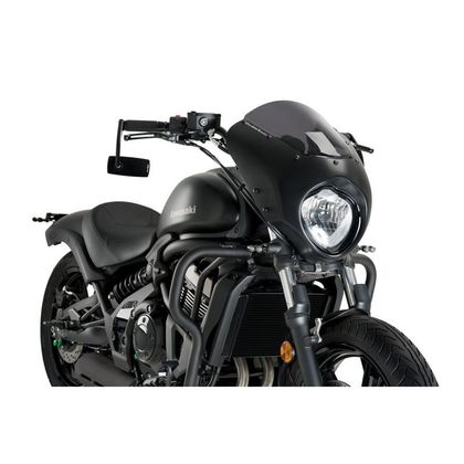 Tête de fourche Puig DARK NIGHT NOIR MAT - Gris