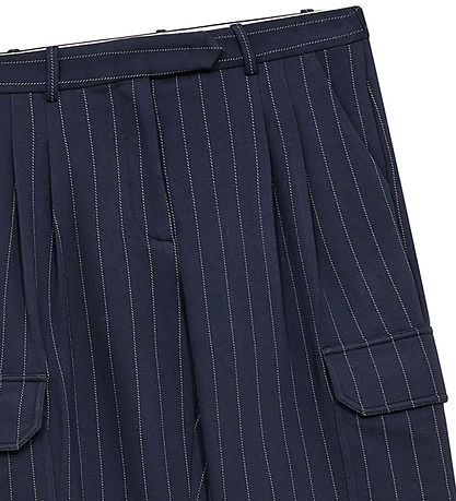Designers Remix Bukser - Cargo - Zoe - Navy/White Pinstripe