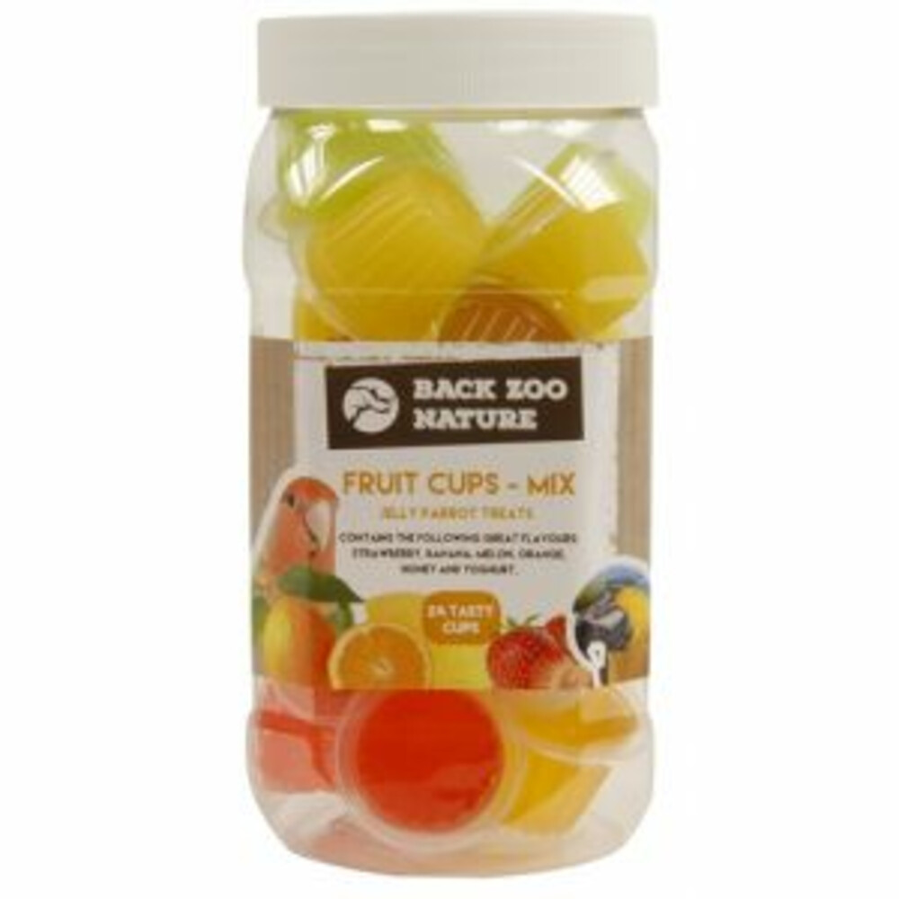 Back Zoo Nature Fruitkuipje Mix Papegaai24 stuks