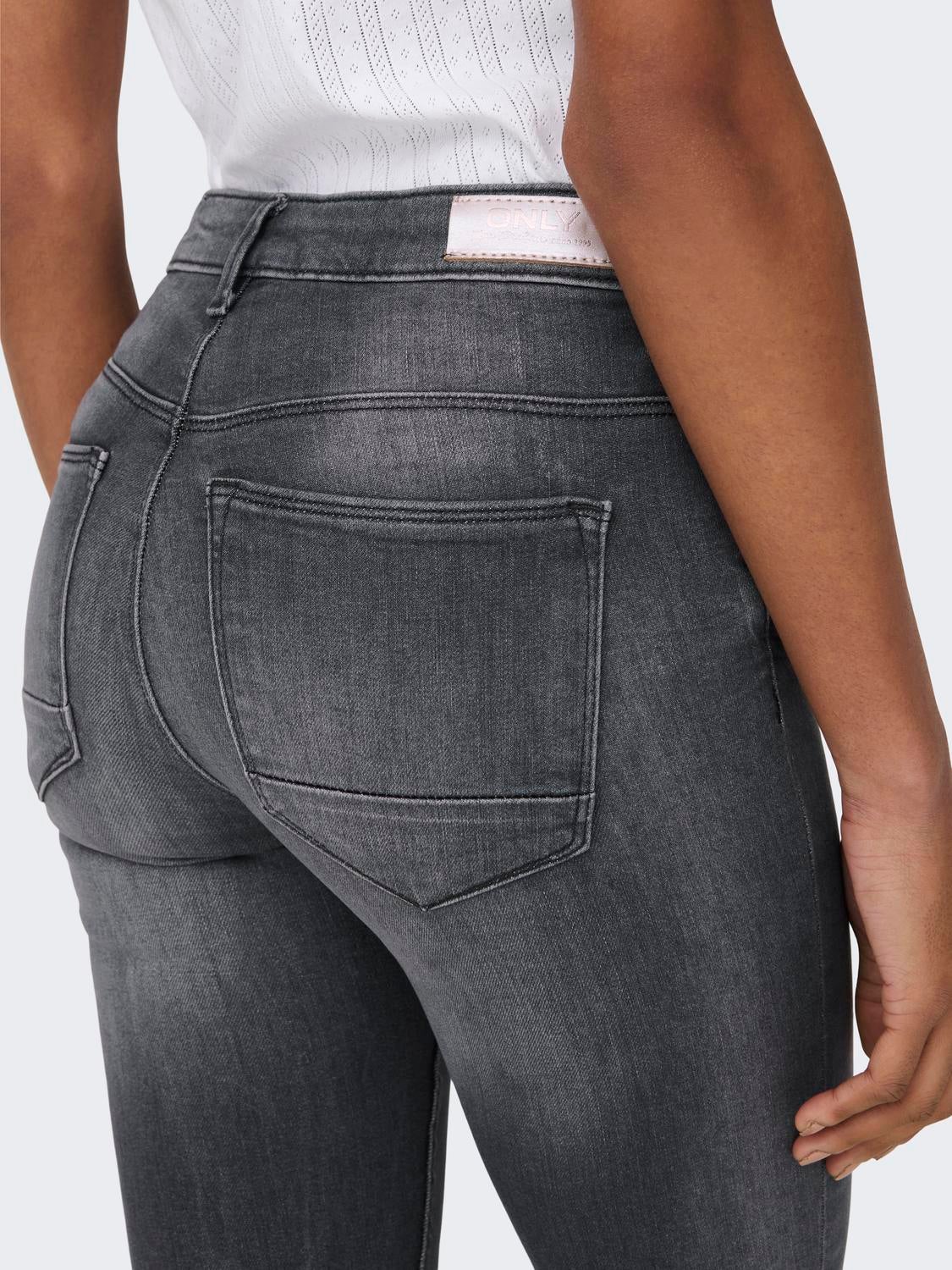 ONLKENDELL Mittlere Taille Skinny Fit Jeans Medium Grey Denim