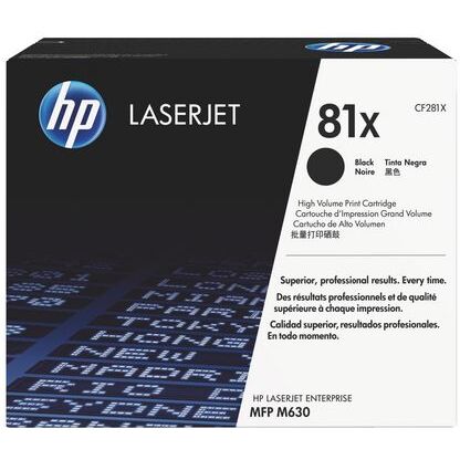 HP 81X- CF281X Toner haute capacité noir pour imprimante laser