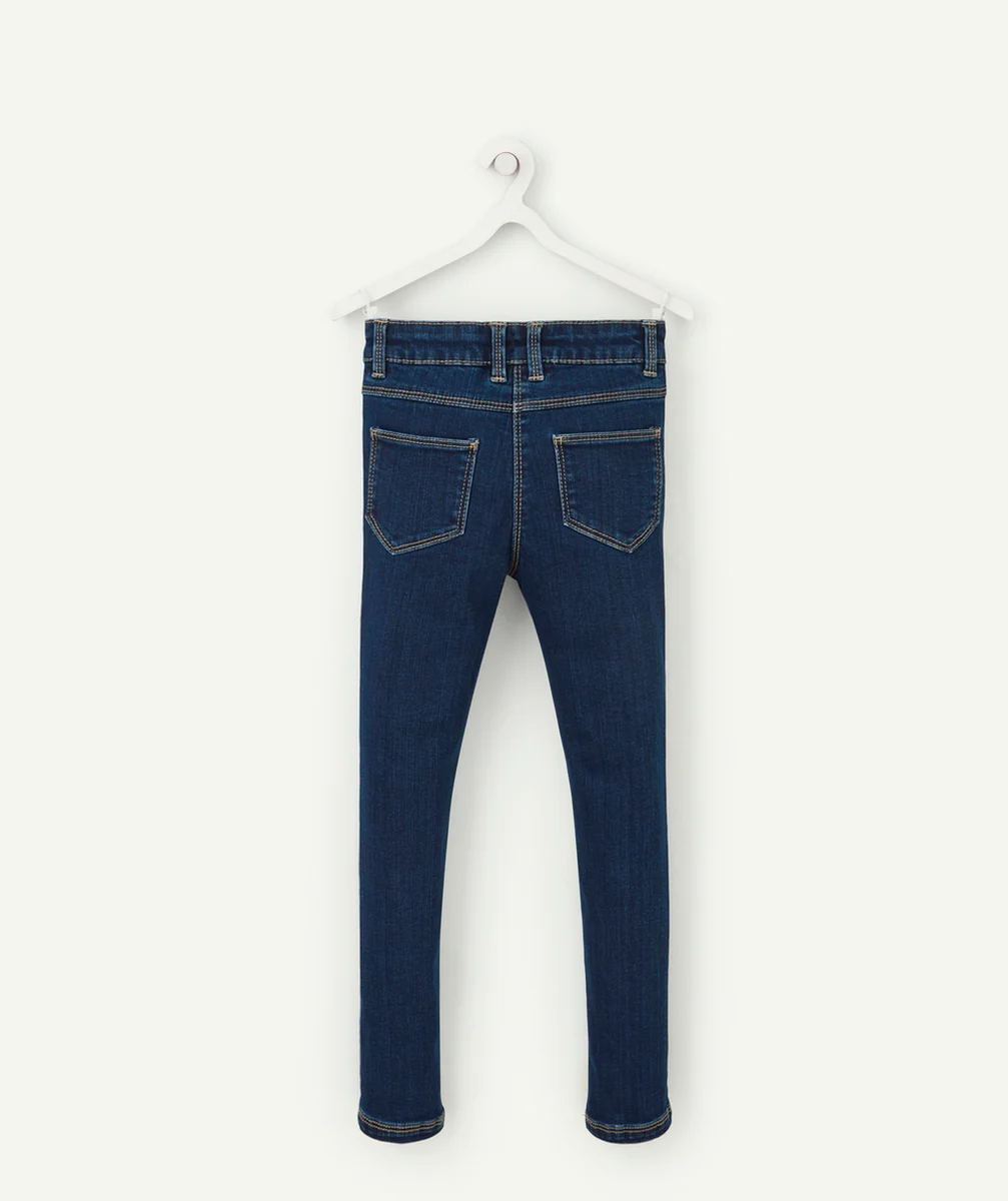 JEAN SKINNY FILLE EN DENIM BRUT ULTRA-RÉSISTANT ET LESS WATER