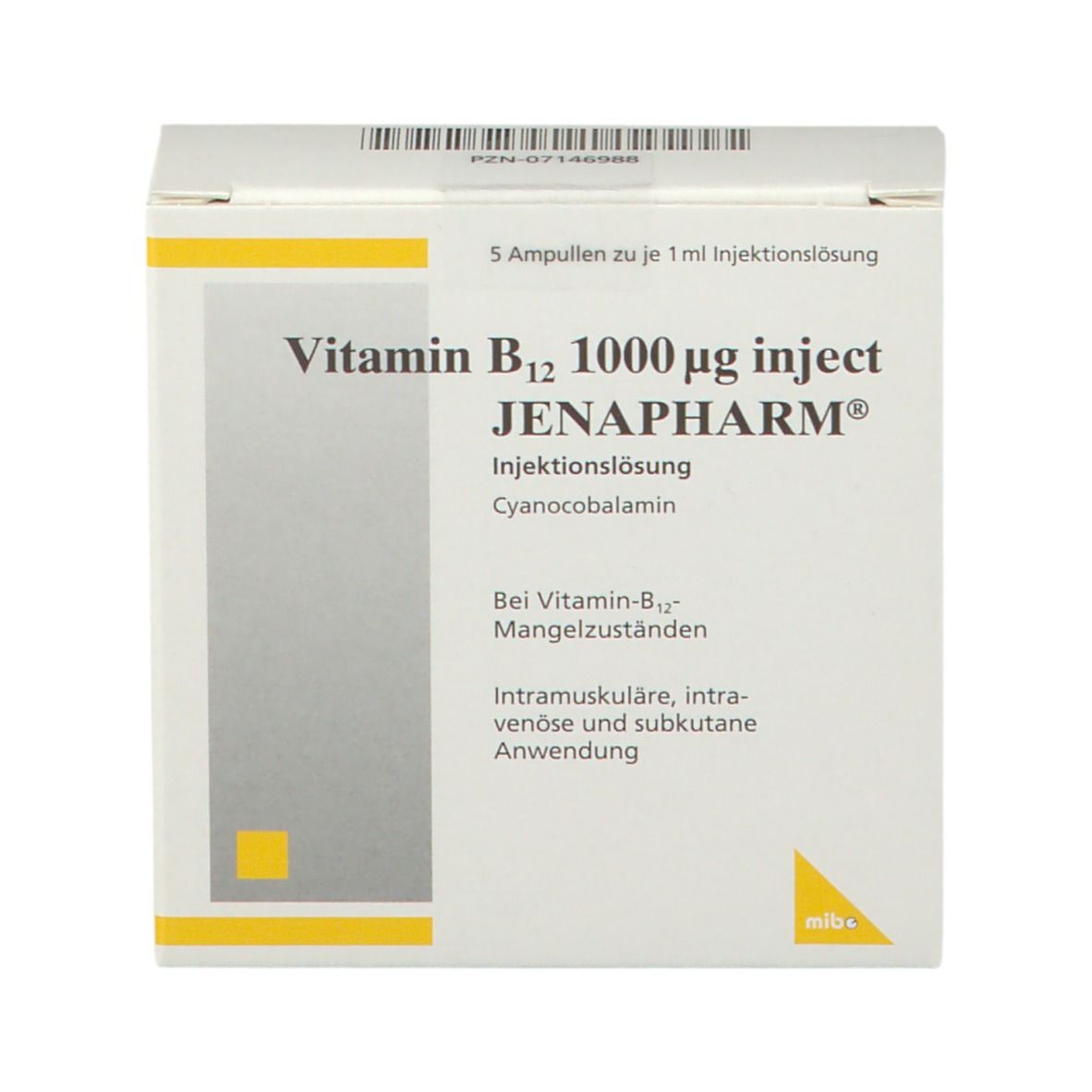 Vitamin B12 1000 µg inject JENAPHARM®
