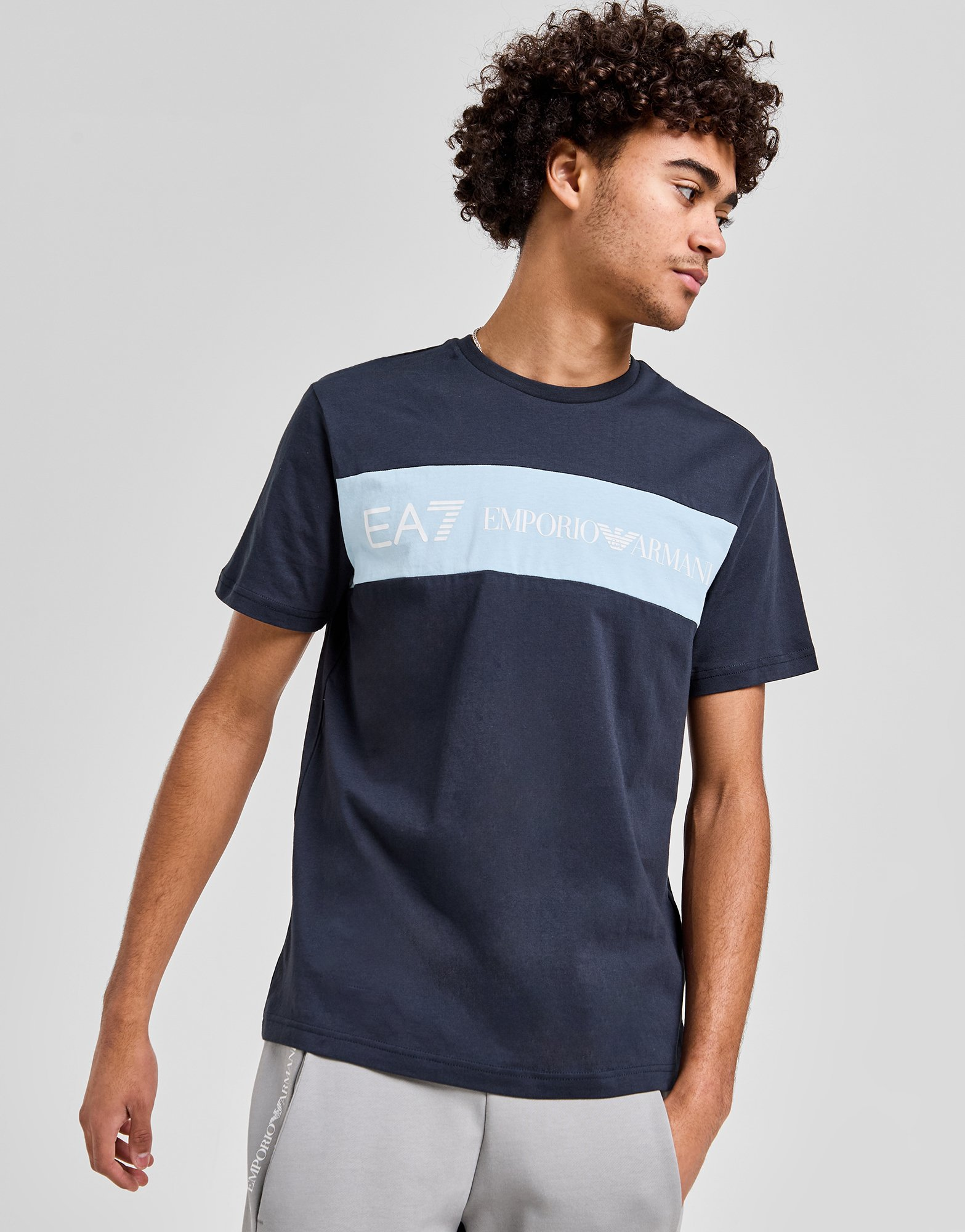 Emporio Armani EA7 T-shirt Colour Block Homme