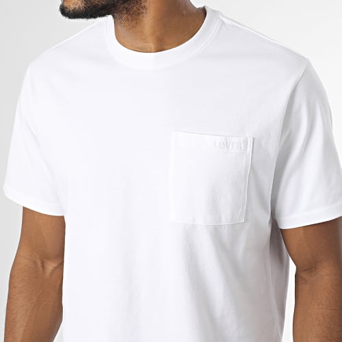 Tee Shirt Poche A3697 Blanc