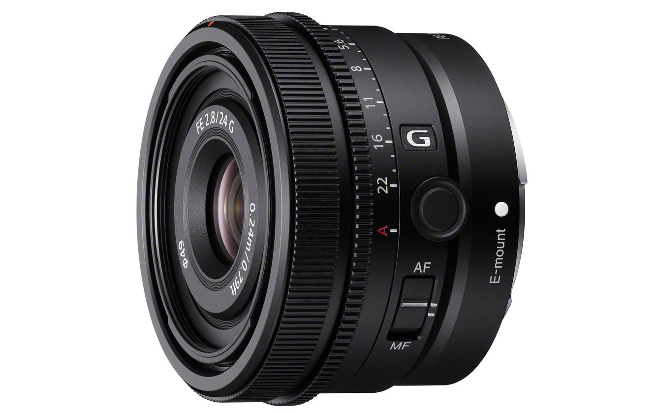 Festbrennweite FE 24mm F/2.8 G – Sony E-Mount<br>Kompaktes, robustes Weitwinkelobjektiv mit 24 mm Brennweite
