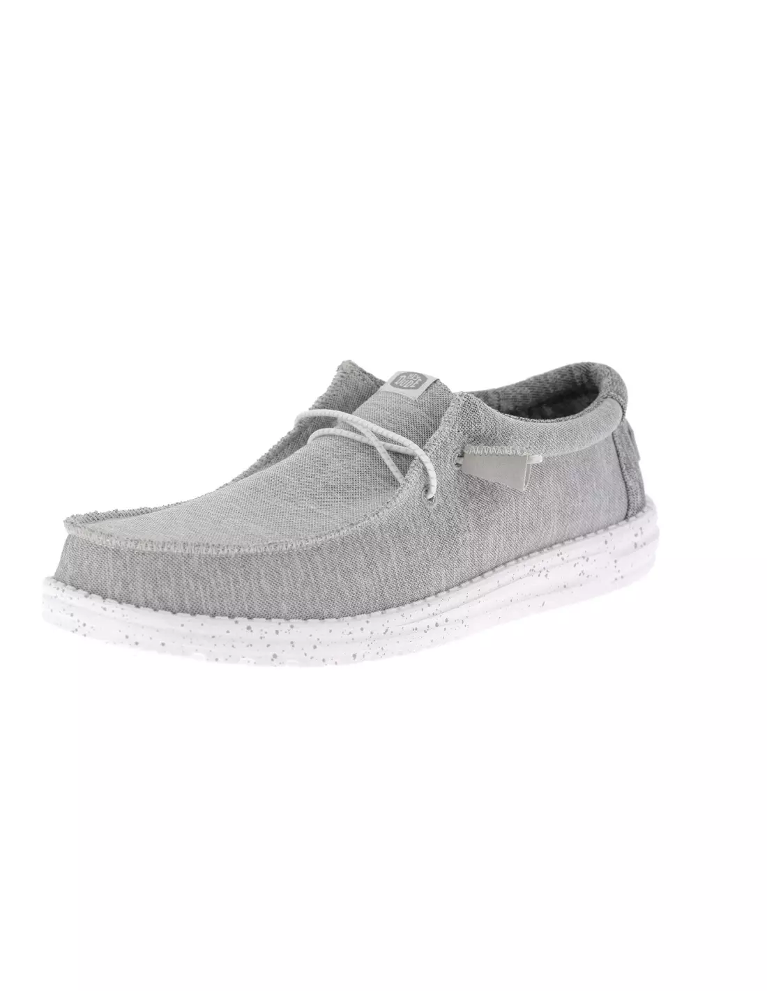 DUDE WALLY SPORT KNIT - Bateaux & mocassins 030Grey