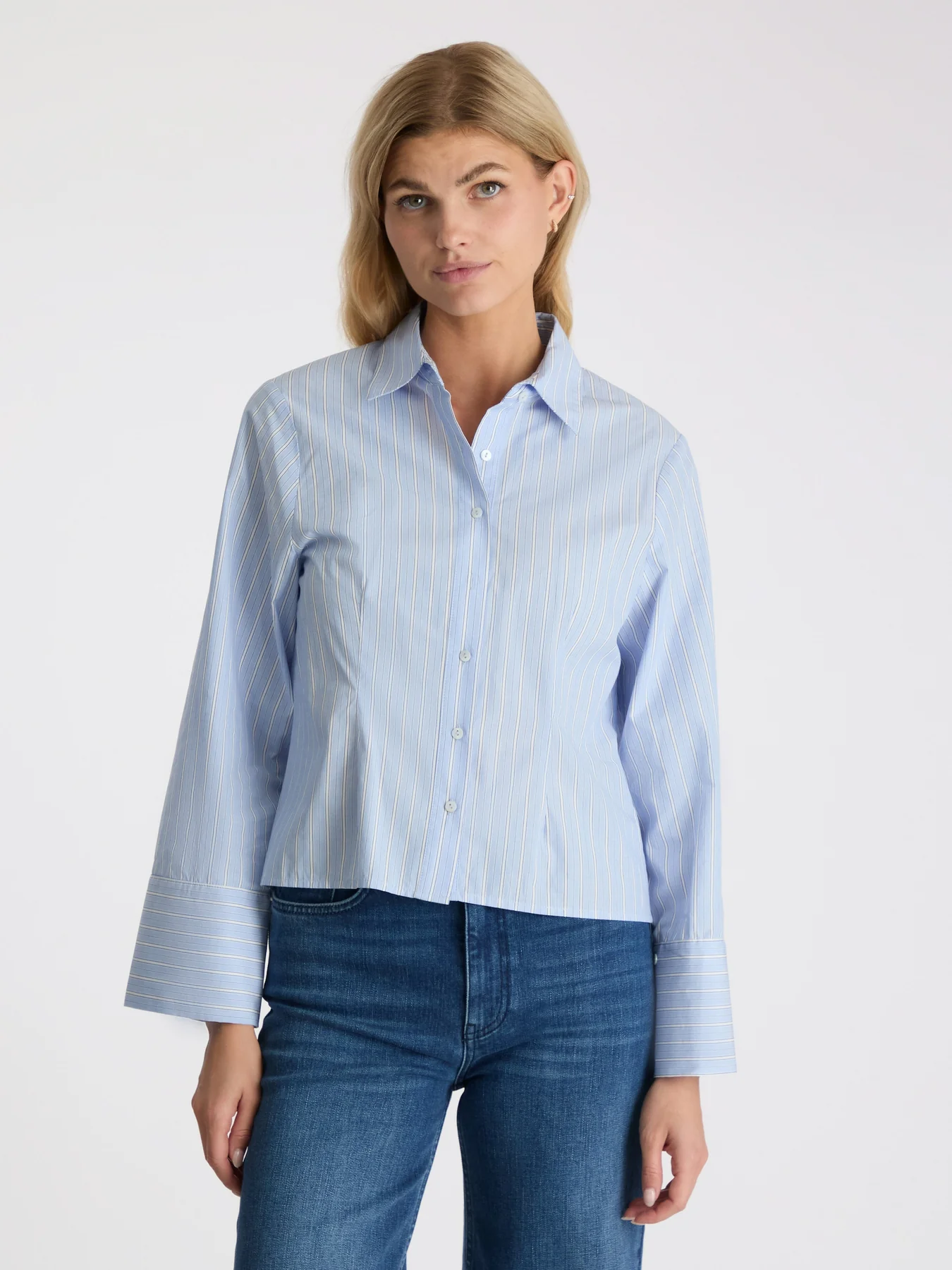 Neo Noir Rosa Stripe Shirt