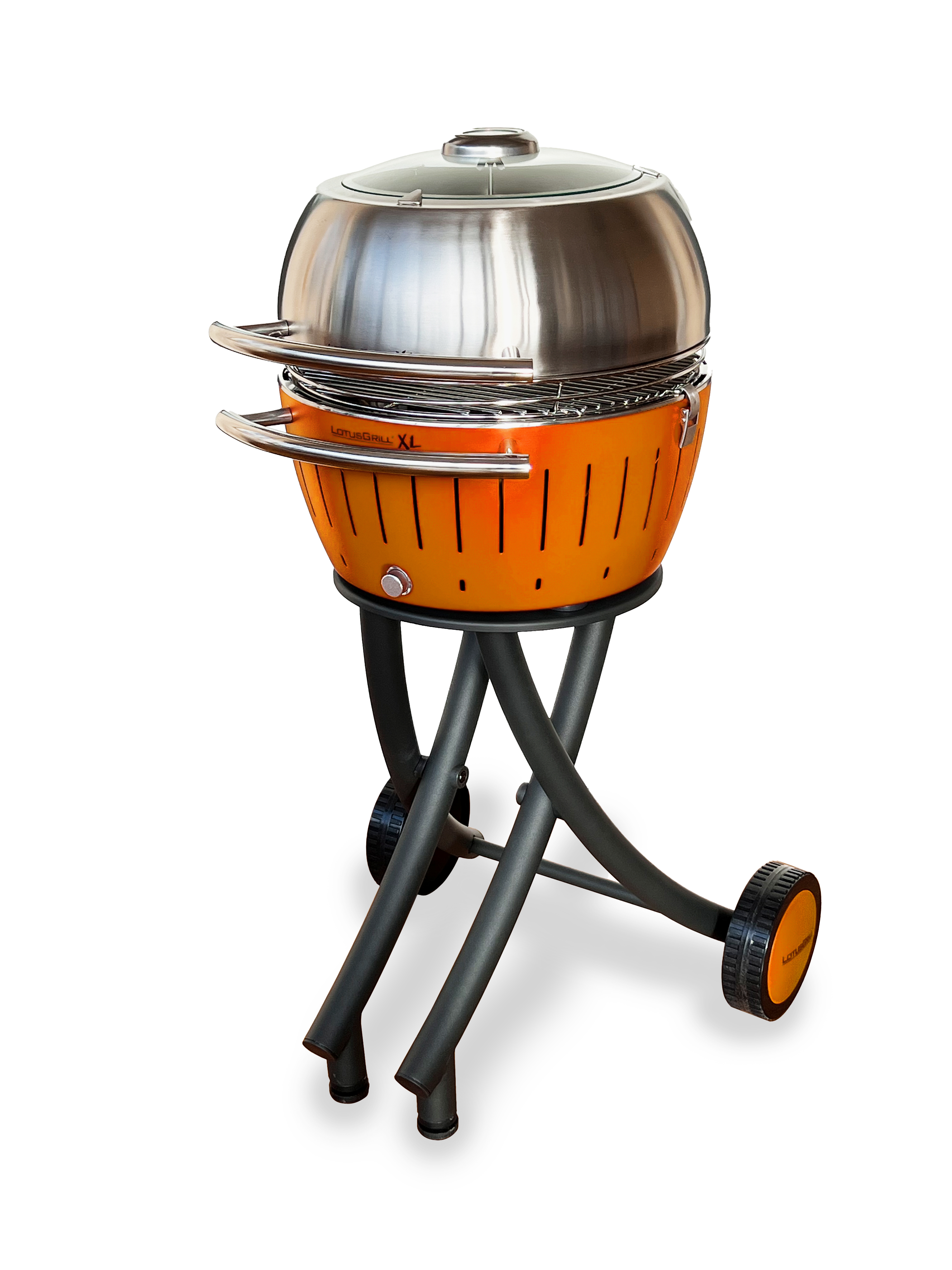 LotusGrill XL Garten-Grill Mandarinenorange