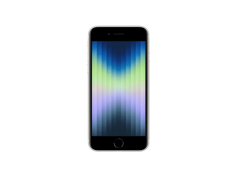 Apple iPhone SE (3rd generation) - 5G smartphone - dual-SIM / Intern hukommelse 128 GB - LCD-skærm - 4.7