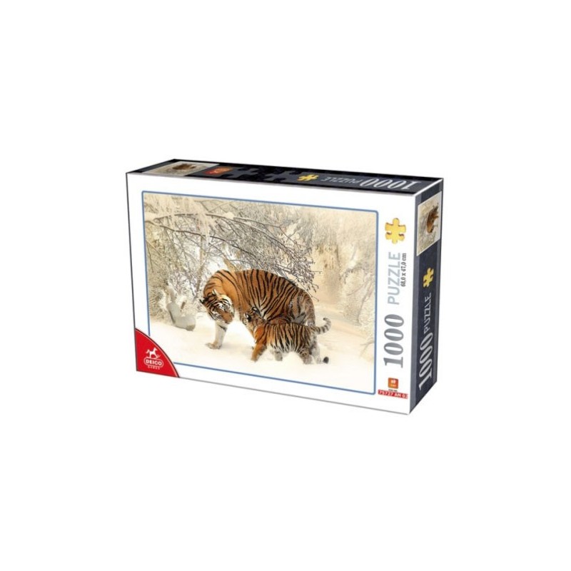 Puzzle 1000 pièces - Tigers