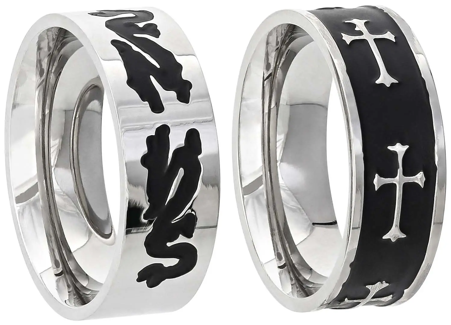 Herren Ring-Set - Silver Danger