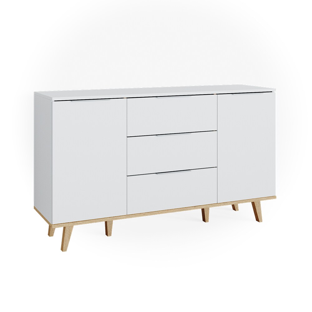 VICCO Kommode Nautica Sideboard weiß Eiche Anrichte Schrank Schublade Skandi
