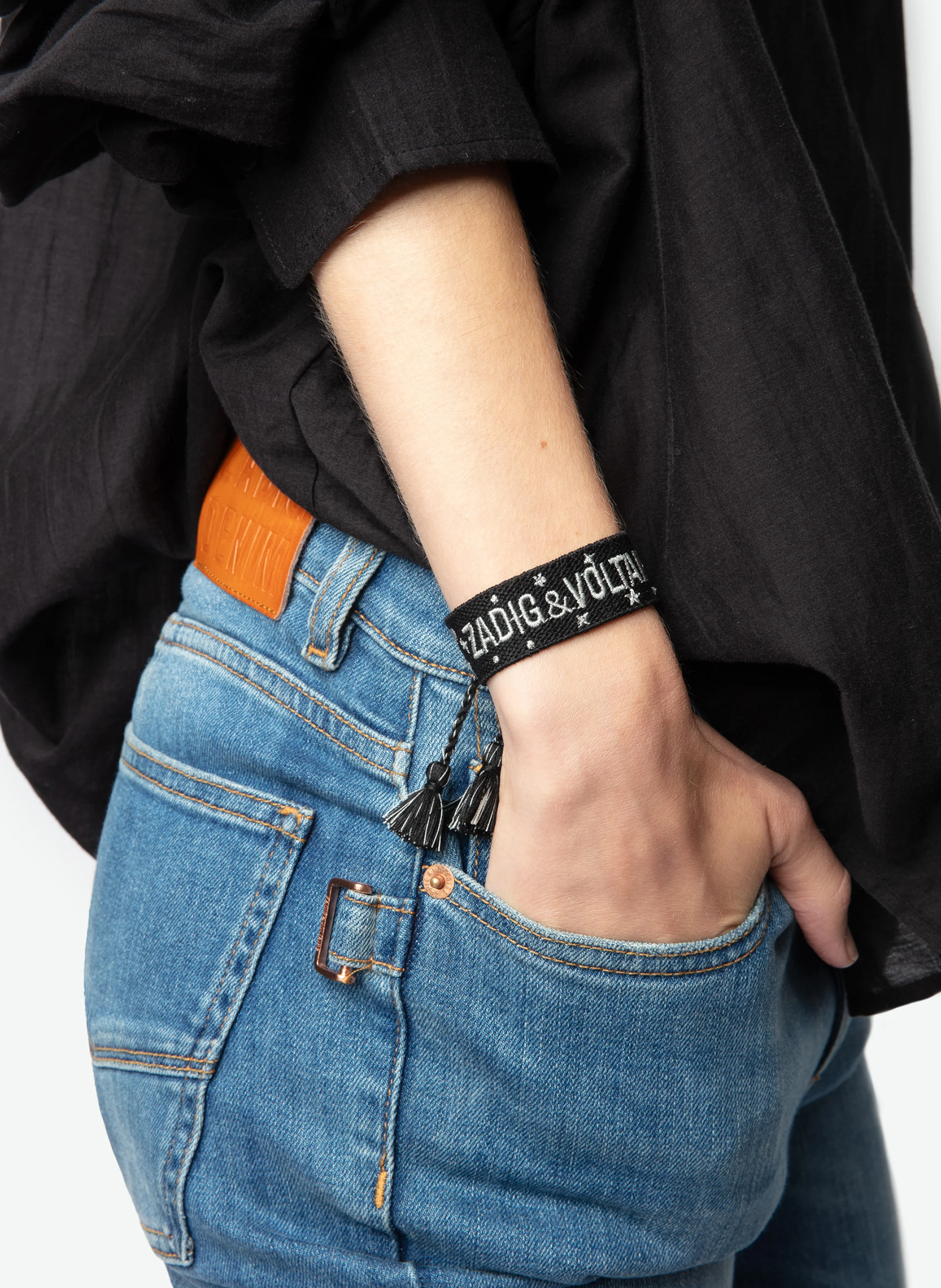 Bracelet tissé | Noir