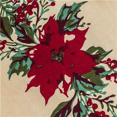 Nappe coton lin motif fêtes
