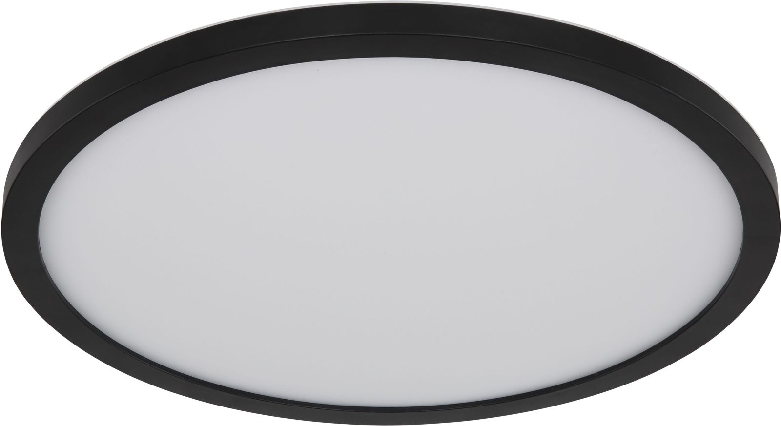 RGB-LED-Deckenleuchte - schwarz-weiß - Ø 29,4 cm