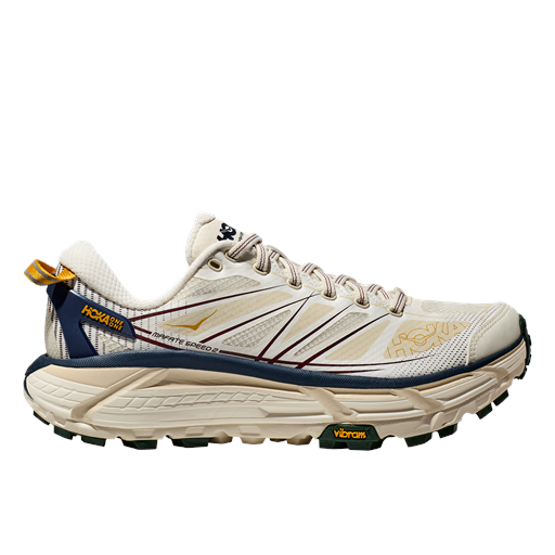 Hoka Mafate Speed 2 Sneakers, Alabaster/Oat Meal, 44 2/3